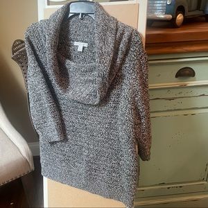 New York & Co Women’s Grey Knit Cowl Neck Sweater